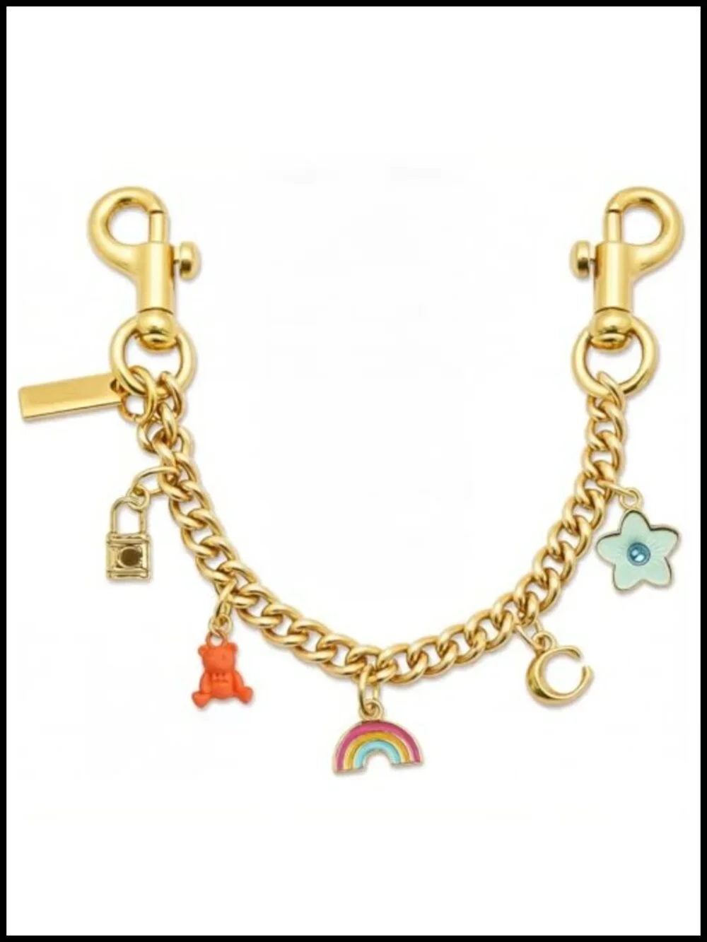 Metal Bag Charm for Women, Stylish Purse Charm Handbag Keychain Accessory